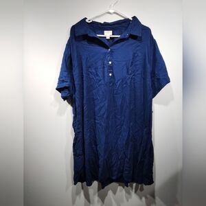 St John's Bay woman's blue shirt dress